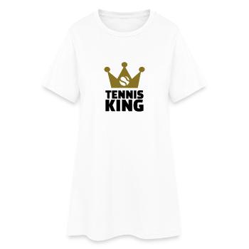 Tennis - Frauen T-Shirt-Kleid - Weiß - Vorne
