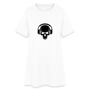 DJ - Robe T-shirt Femme - blanc - Devant