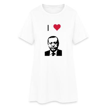 Recep Tayyip Erdoğan - Women’s T-Shirt Dress - white - Front