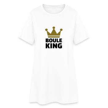 Boule King - Women’s T-Shirt Dress - white - Front
