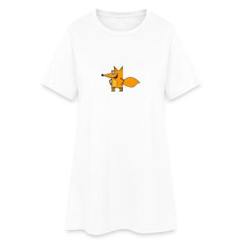 fuchs68 renard arctique - Robe T-shirt Femme - blanc - Devant