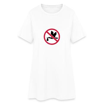 Stork - Women’s T-Shirt Dress - white - Front