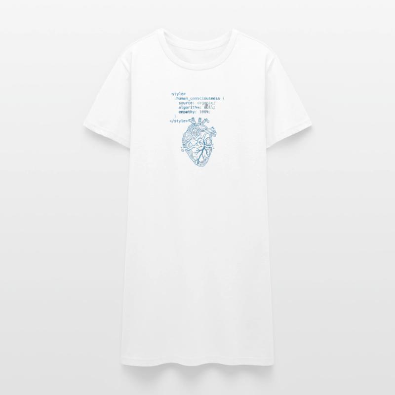 Programmer Heart CSS Code - Tech & Empathy Art Women’s T-Shirt Dress