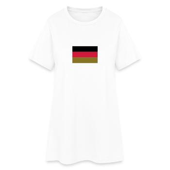 ALLEMAGNE - Robe T-shirt Femme - blanc - Devant