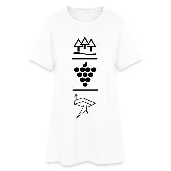 Pfalzlust 2017 - Robe T-shirt Femme - blanc - Devant