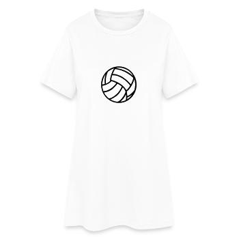 Volleyball - Robe T-shirt Femme - blanc - Devant