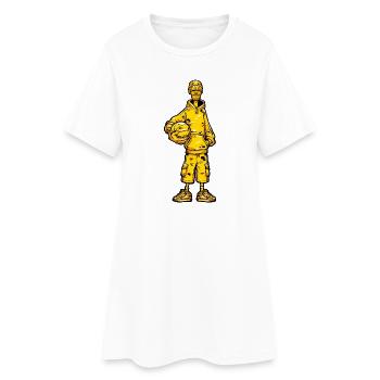 Basket-ball sports - Robe T-shirt Femme - blanc - Devant