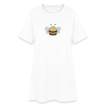 PETITS ACTIVISTES | Bee - Robe T-shirt Femme - blanc - Devant