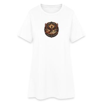 Emblème à vapeur du Phénix Stoke the Forge - Robe T-shirt Femme - blanc - Devant