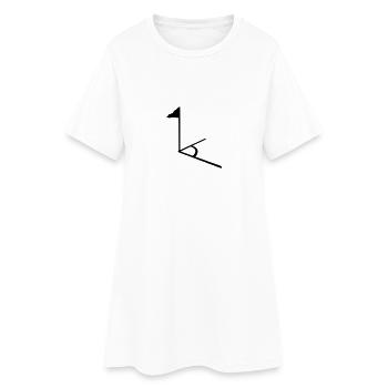 Football Foot - Robe T-shirt Femme - blanc - Devant