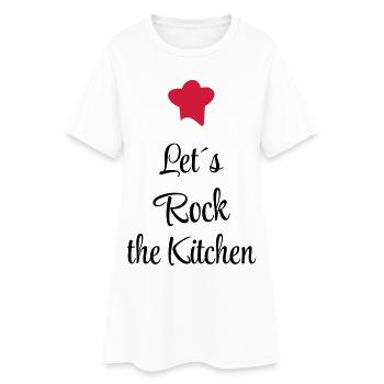 cuisinier - Robe T-shirt Femme - blanc - Devant