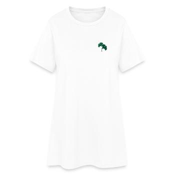 Trèfle - Robe T-shirt Femme - blanc - Devant