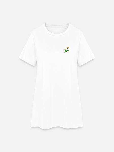 Pissenlit - Robe T-shirt Femme - blanc