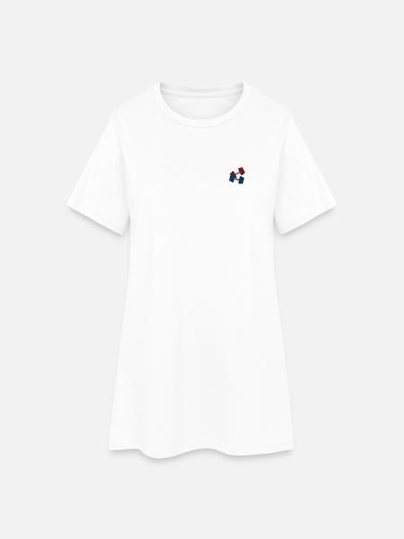 Cloches muettes - Robe T-shirt Femme - blanc