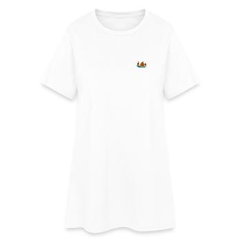 Sailing ship - Women’s T-Shirt Dress - white - Front
