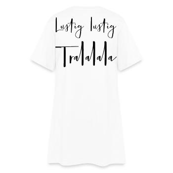 Noël drôle tralalalala - Robe T-shirt Femme - blanc - Dos