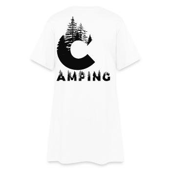camping - Robe T-shirt Femme - blanc - Dos