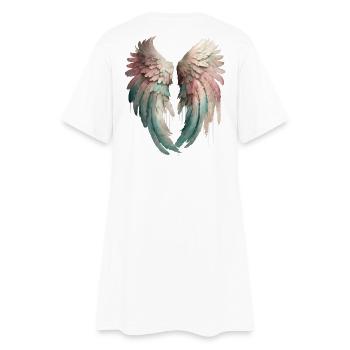 Ailes pastel éthérées légères - Robe T-shirt Femme - blanc - Dos