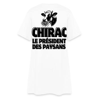 agriculteur, agriculture, paysan, fermier - Robe T-shirt Femme - blanc - Dos