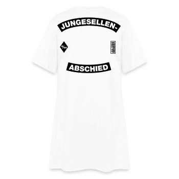 Cadre d’enterrement de vie de garçon (style EVJ MC) - Robe T-shirt Femme - blanc - Dos