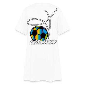 Football, Germany, Sport - Women’s T-Shirt Dress - white - Back