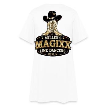 Les danseurs en ligne Magixx de Miller - Robe T-shirt Femme - blanc - Dos
