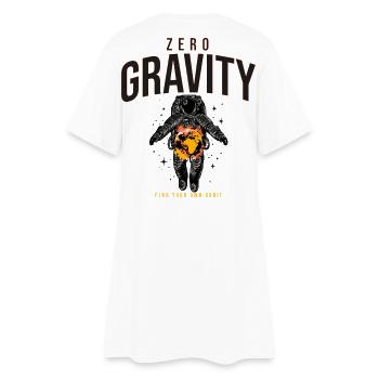Zero Gravity Astronaut Erde Weltraum - Frauen T-Shirt-Kleid - Weiß - Hinten
