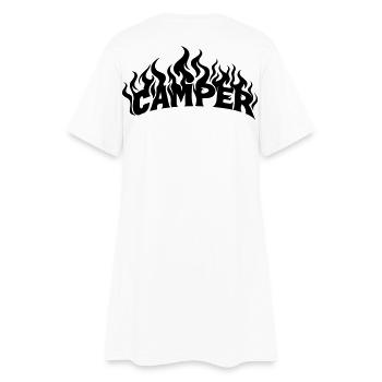 Camper Flames - Robe T-shirt Femme - blanc - Dos