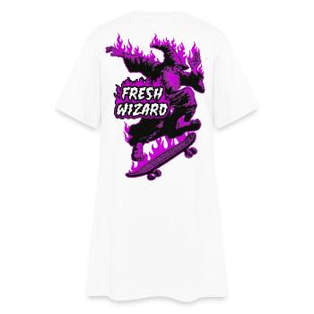 Fresh Wizard - Women’s T-Shirt Dress - white - Back