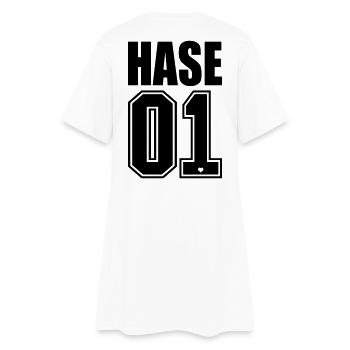 Lapin no. 1 Roi Trésor 01 surnom 1c - Robe T-shirt Femme - blanc - Dos