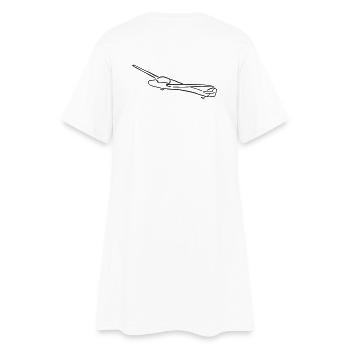 glider - Robe T-shirt Femme - blanc - Dos
