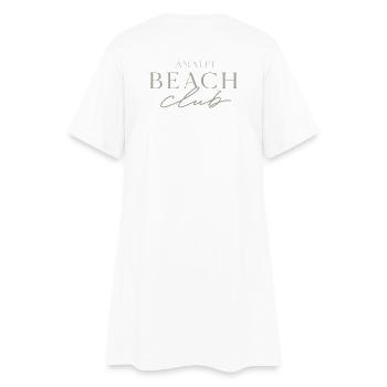 Amalfi Beach Club Logo - Robe T-shirt Femme - blanc - Dos