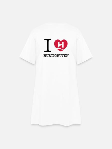 Hurtigruten - Women’s T-Shirt Dress - white