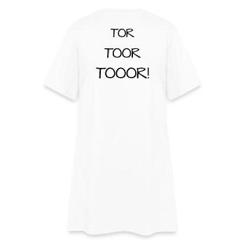 TOR TOOR TOOOR! Fußball Fan Meisterschaft Spiel - Frauen T-Shirt-Kleid - Weiß - Hinten