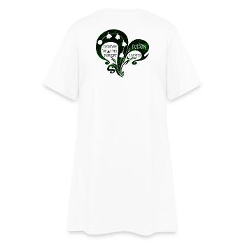 Beauté toxique des bois – Muguet-de-vallée vintage - Robe T-shirt Femme - blanc - Dos