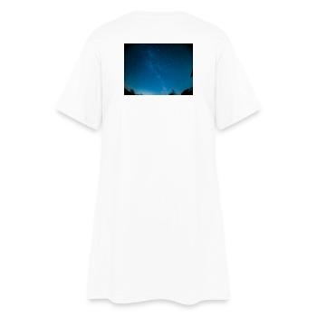 Voie Lactée - Robe T-shirt Femme - blanc - Dos
