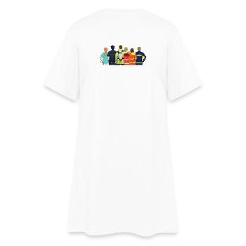Aid organizations - HiOrg - Women’s T-Shirt Dress - white - Back