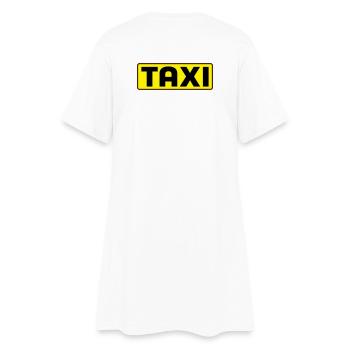 taxi - Robe T-shirt Femme - blanc - Dos