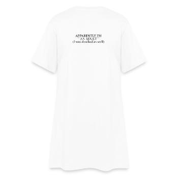 I'M AN ADULT - Robe T-shirt Femme - blanc - Dos