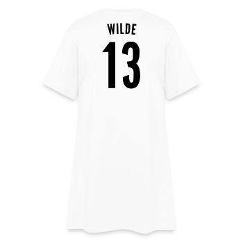 Wilde 13, 2014 Müller, Fußball, Nationalelf - Frauen T-Shirt-Kleid - Weiß - Hinten