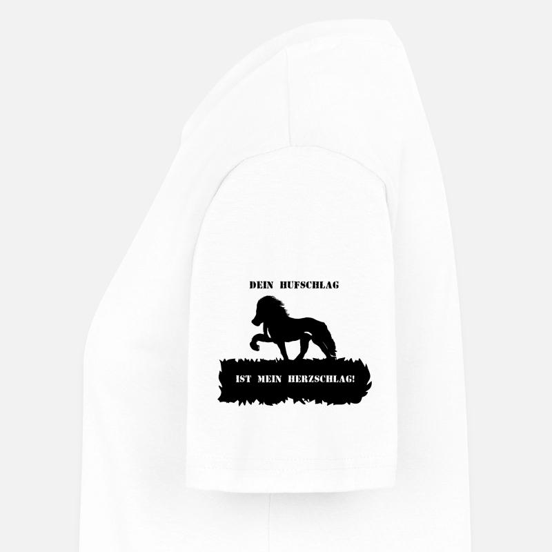 Spruch 8 mit Pferd 1 schwarz Frauen T-Shirt-Kleid