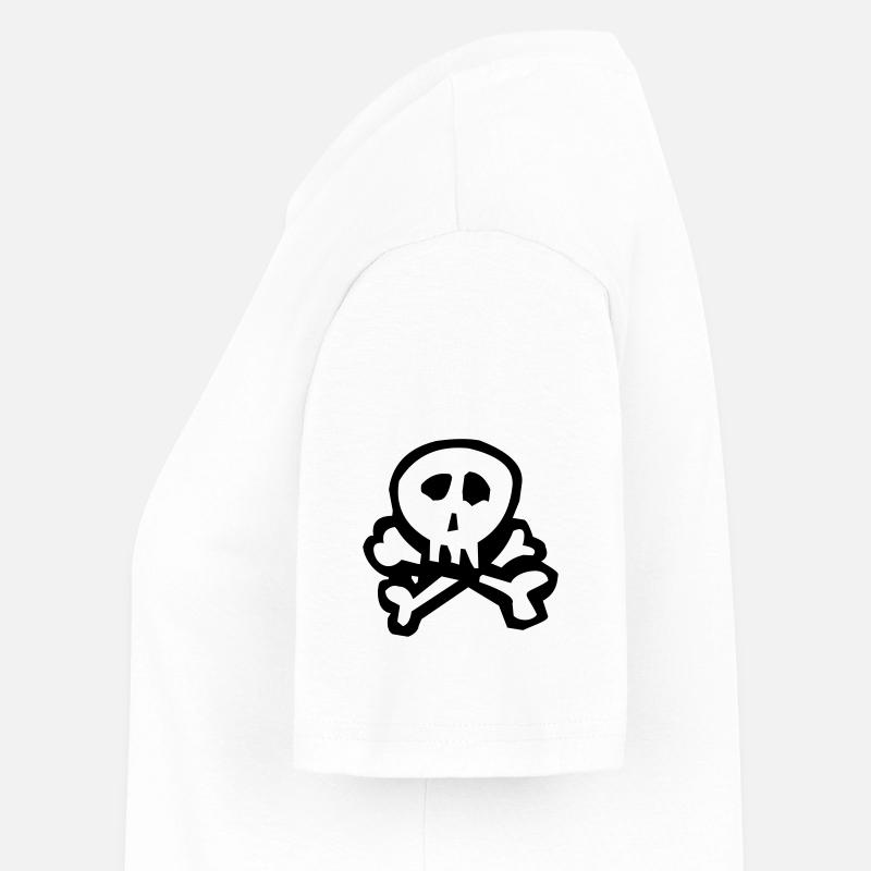 Funny Skull Frauen T-Shirt-Kleid