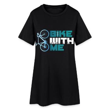 faire du vélo avec moi Fahrrad Rad bmx MTB Rennrad blau Team - Robe T-shirt Femme - noir - Devant