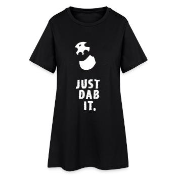 dab just dab it panda dabbing touchdown super victoire - Robe T-shirt Femme - noir - Devant