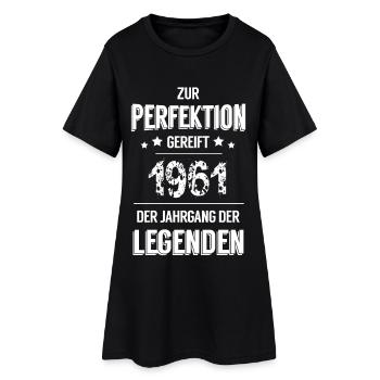 Legenden 1961 - Frauen T-Shirt-Kleid - Schwarz - Vorne