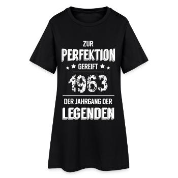 Legenden 1963 - Frauen T-Shirt-Kleid - Schwarz - Vorne