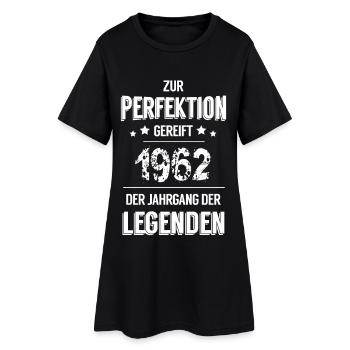 Legenden 1962 - Frauen T-Shirt-Kleid - Schwarz - Vorne