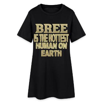 Bree - Robe T-shirt Femme - noir - Devant