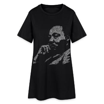MArtin luther King i have a Dream Black power anti - Women’s T-Shirt Dress - black - Front