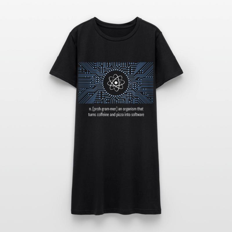 nerd programmierer urknall platine CPU pc code LOL Frauen T-Shirt-Kleid